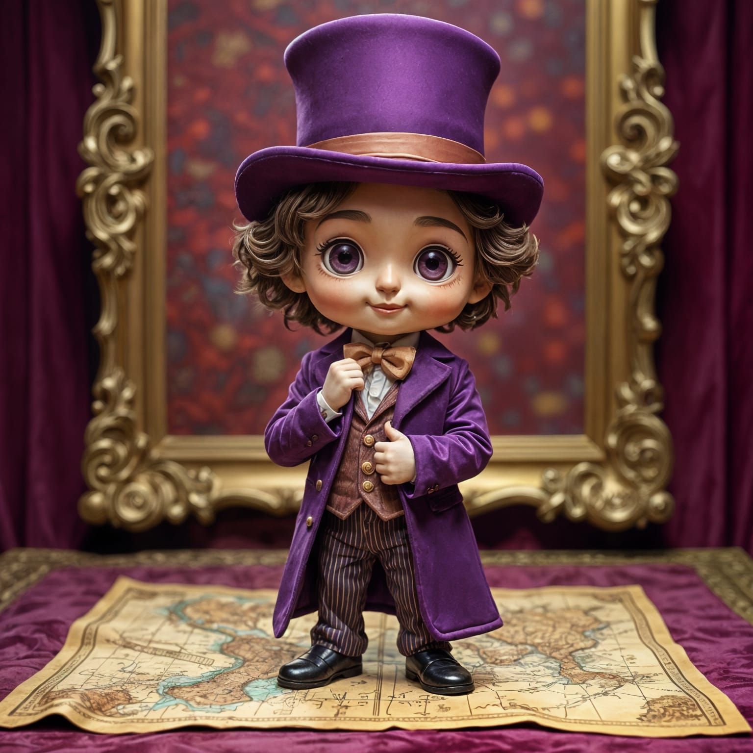Chibi Wonka Funk Pop in Studio Lighting