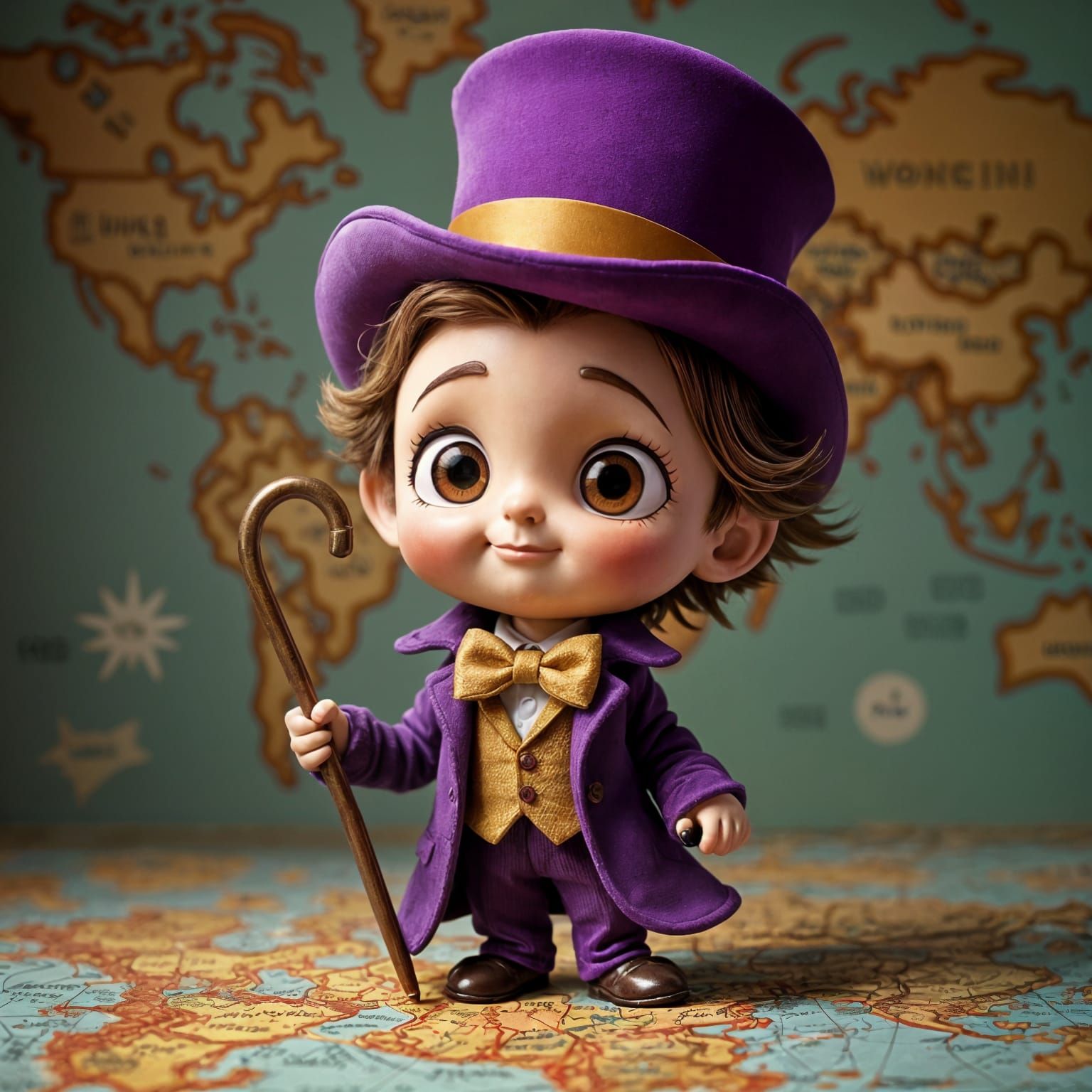 Chibi Wonka Funk Pop on Velvet Map