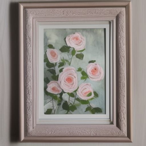 AI Generated Rose Illustration