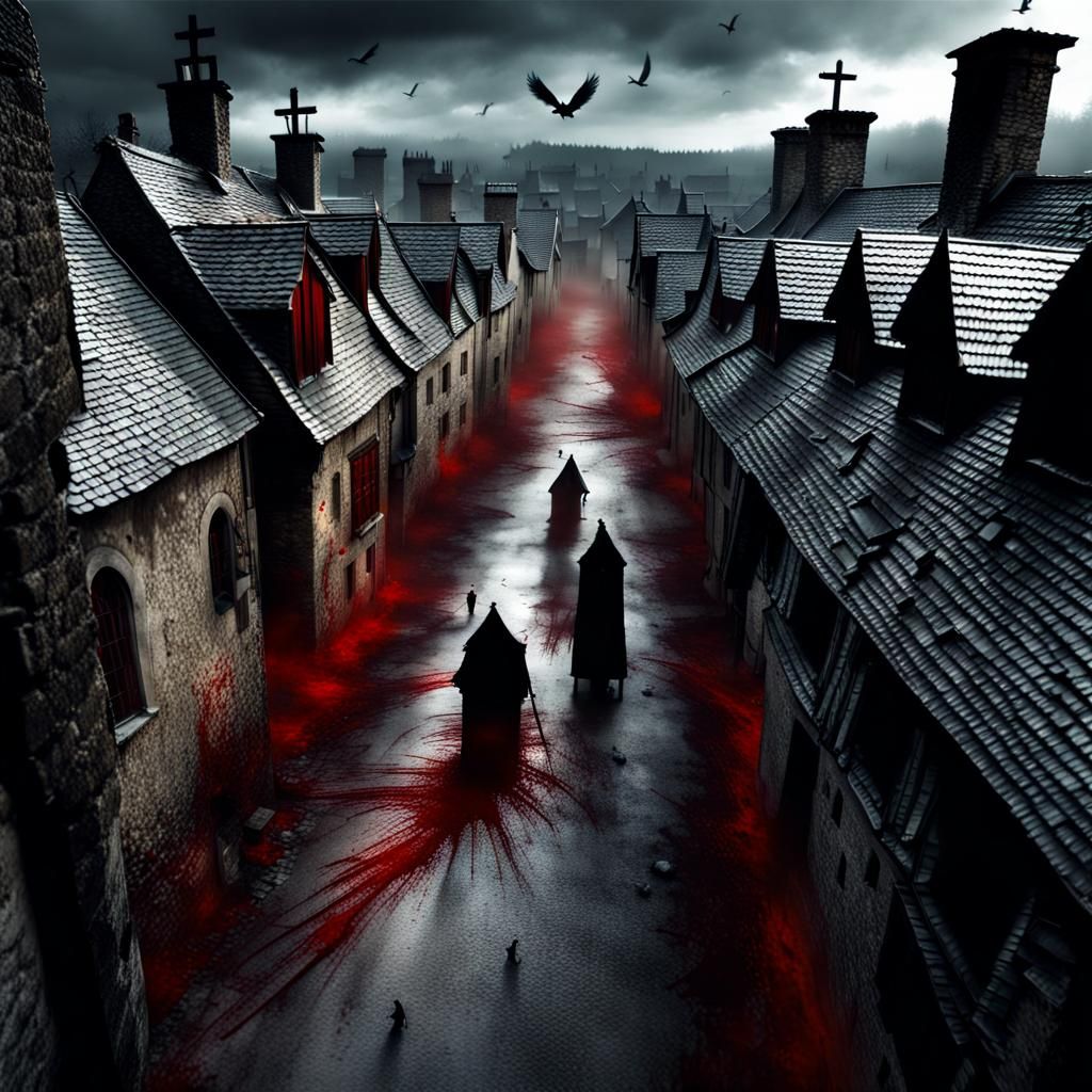 Haunted Medieval Village Street of Apparitions