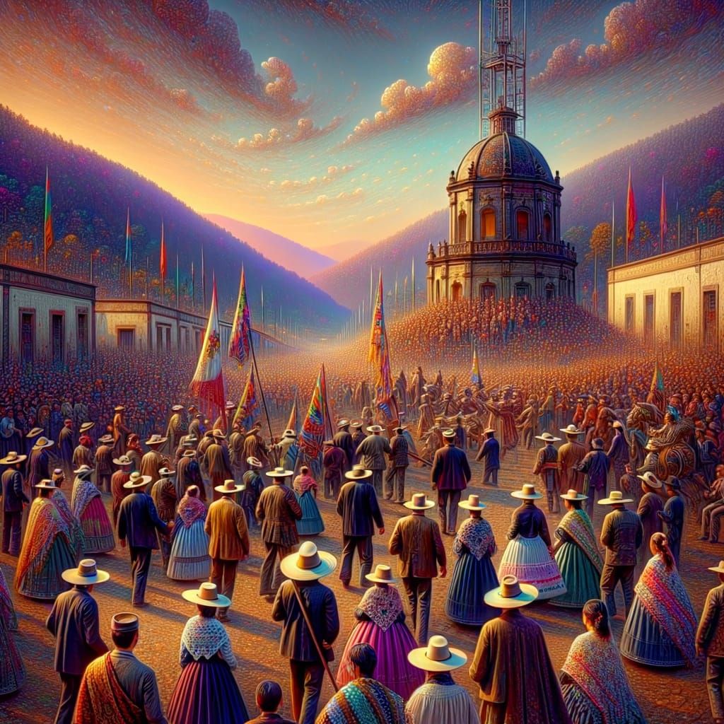 Michoacán Carnival Celebration in Renaissance Style