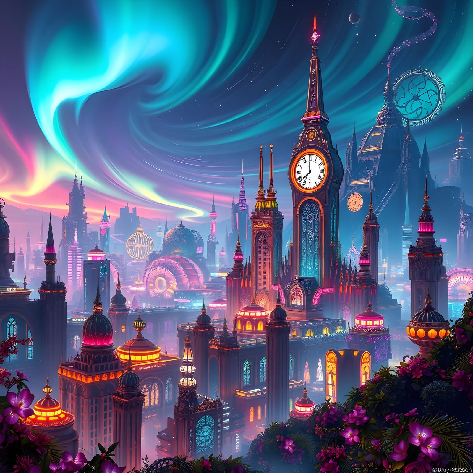 Vibrant Fantasy Realm at Dusk of 2025