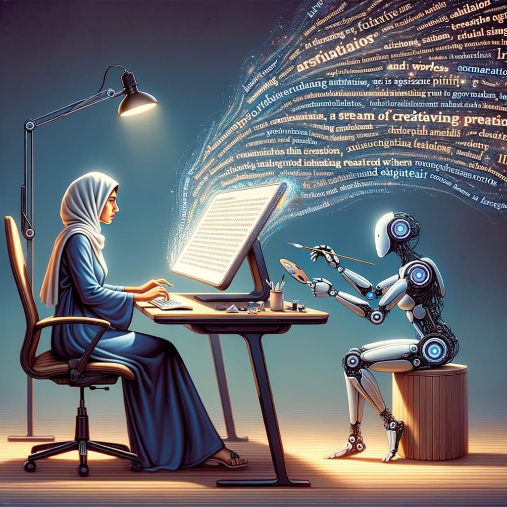 Visionary Creator and AI Artist Collaboration