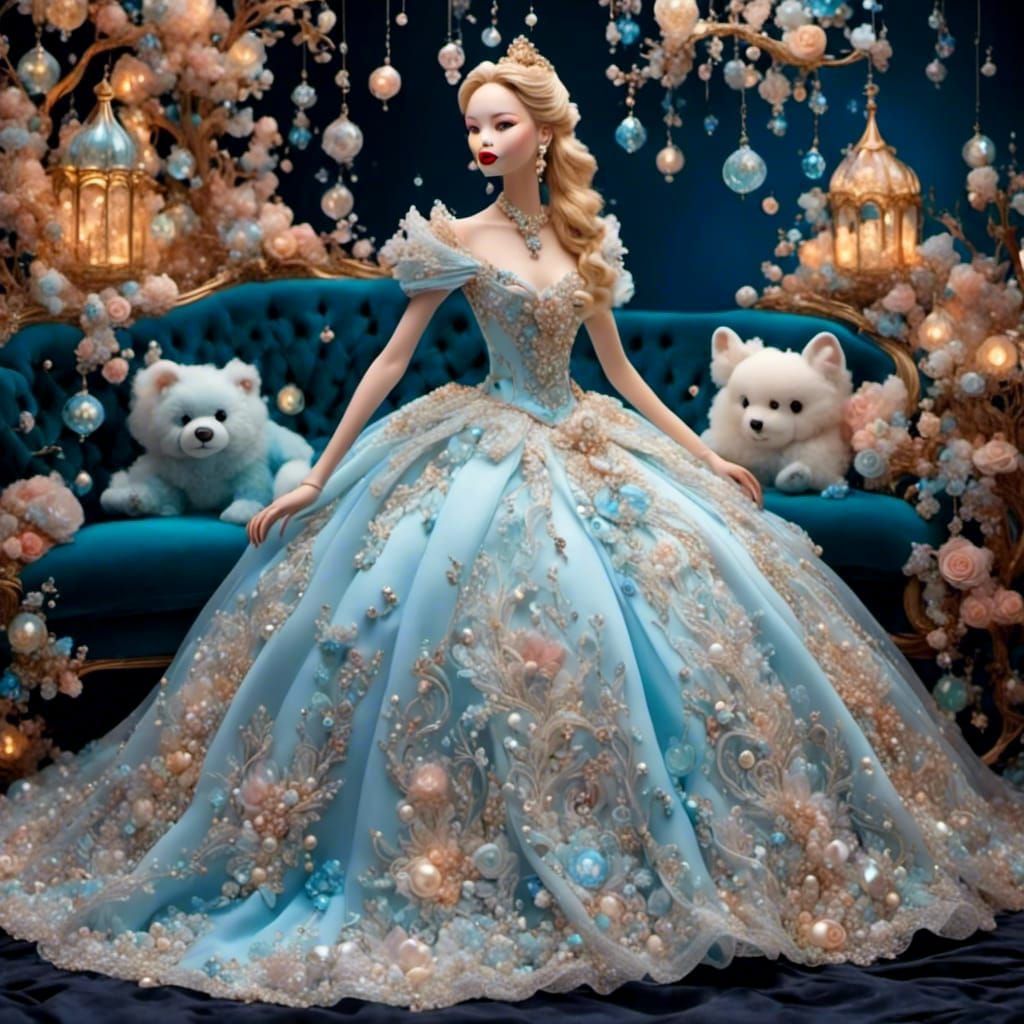 Hyperrealistic Cinderella Performs Magic