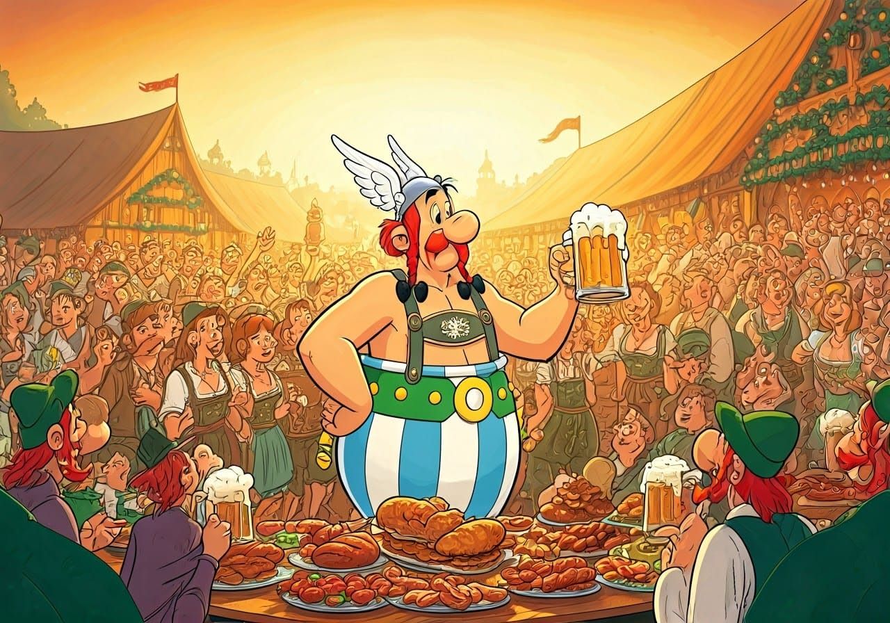 Asterix and Obelix Celebrate Oktoberfest: A Comic Book Renai...
