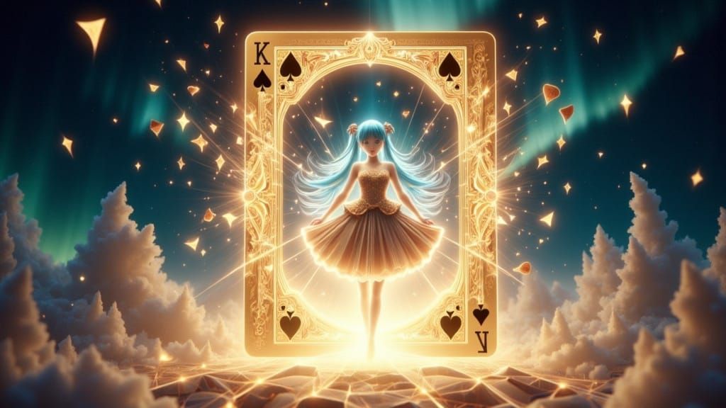 Miku's Radiant Portal Debut in Vibrant, Dreamlike Style