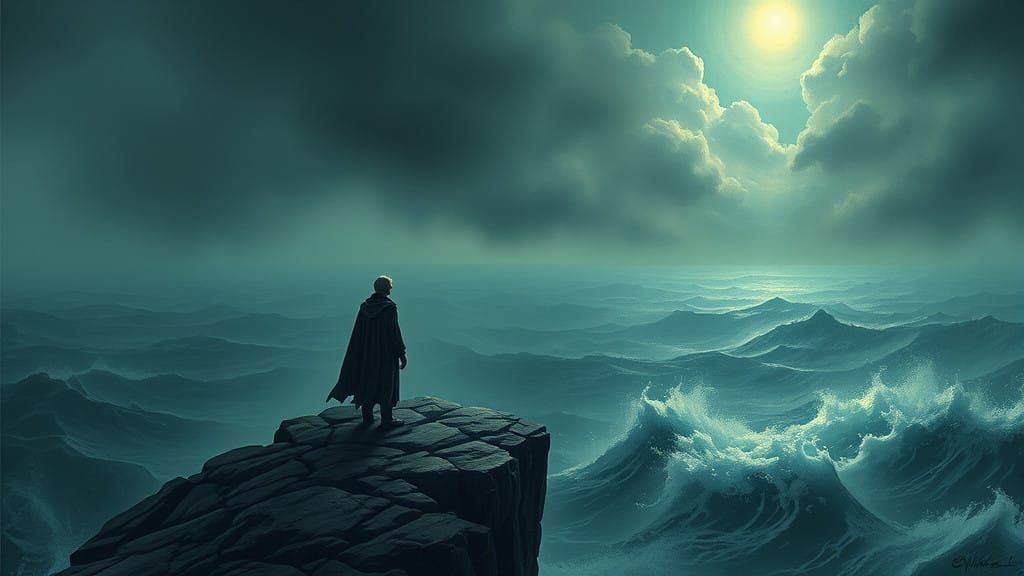 The Apostle Stands at the Edge of the Abyss