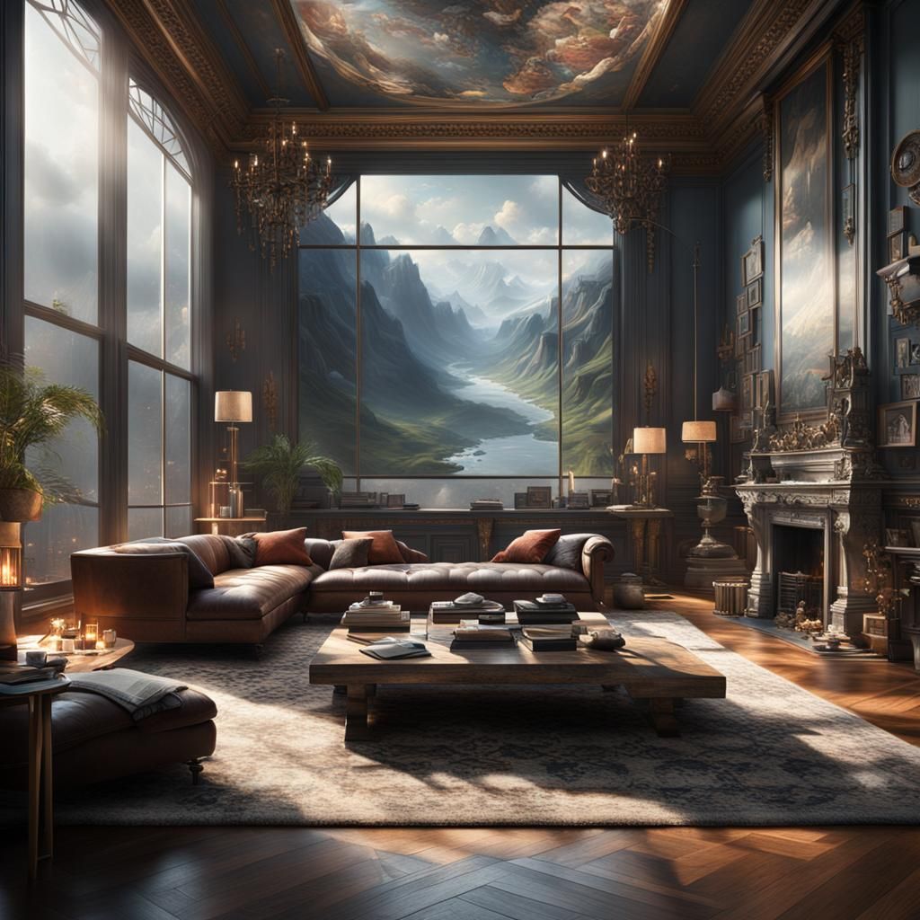 Modern Rooms: Epic Cinematic Digital Matte Painting