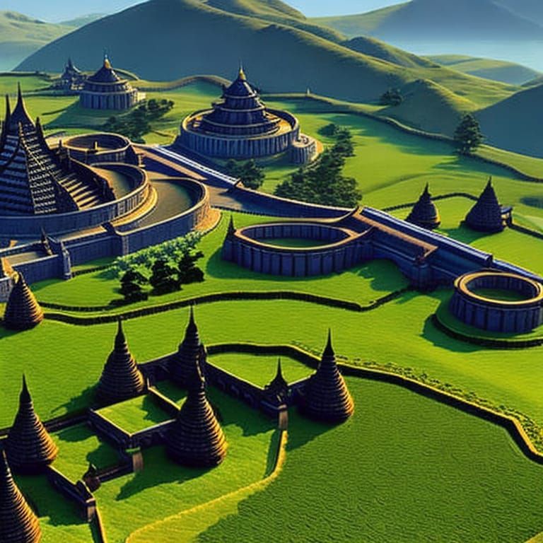 Halfling Capital City on the Plains