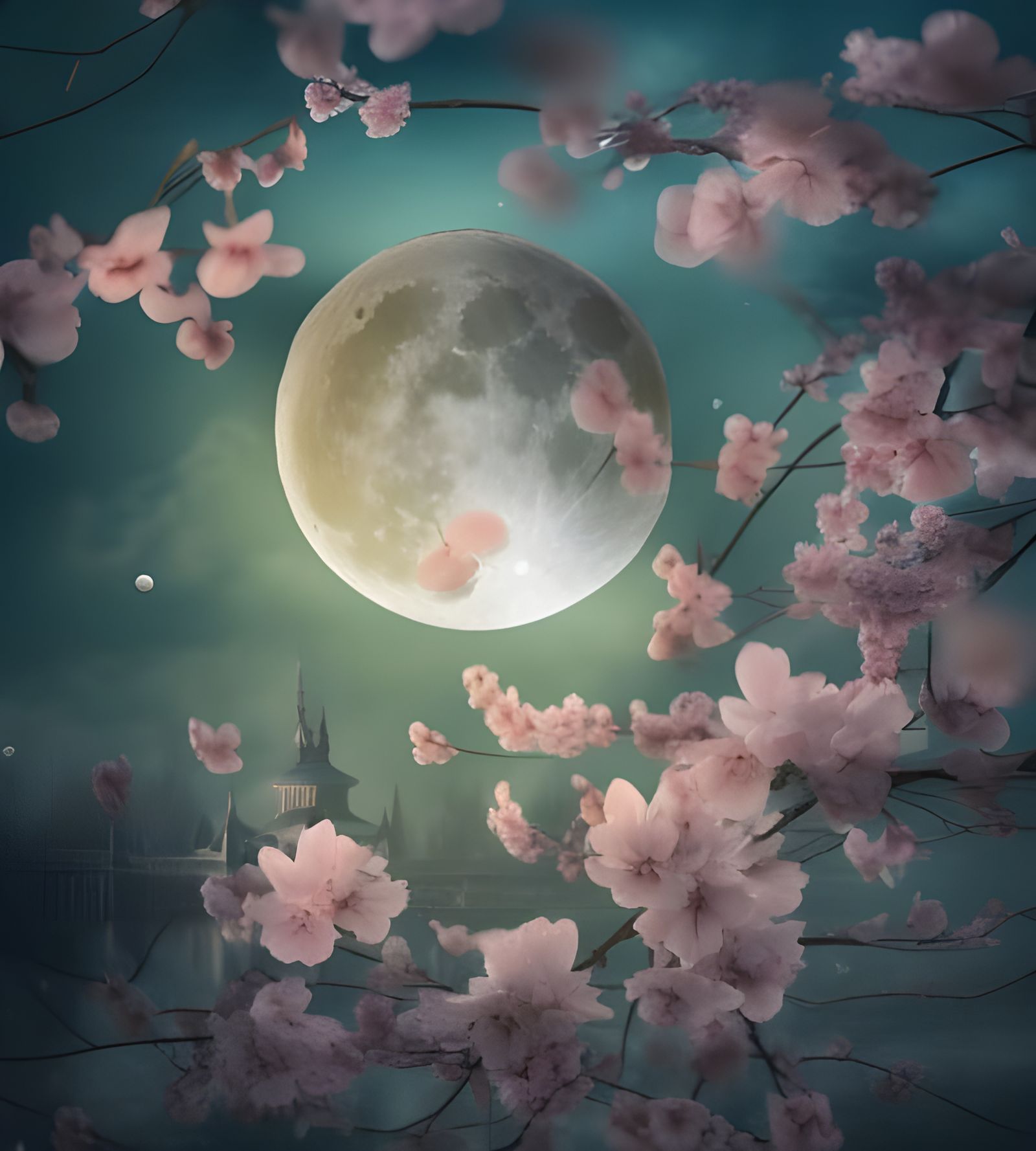 Cherry Blossom Moon