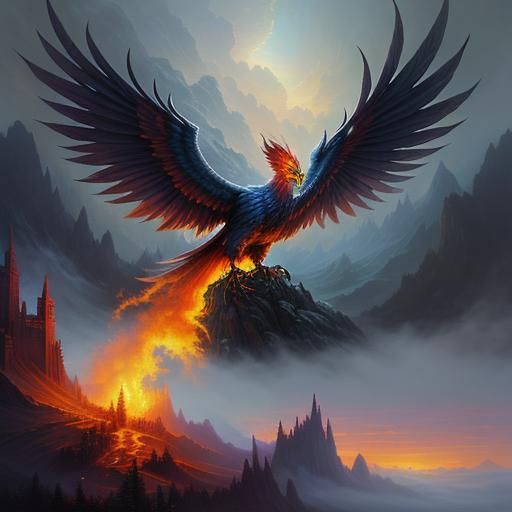 Phoenix Rising: Ethereal Fantasy Art