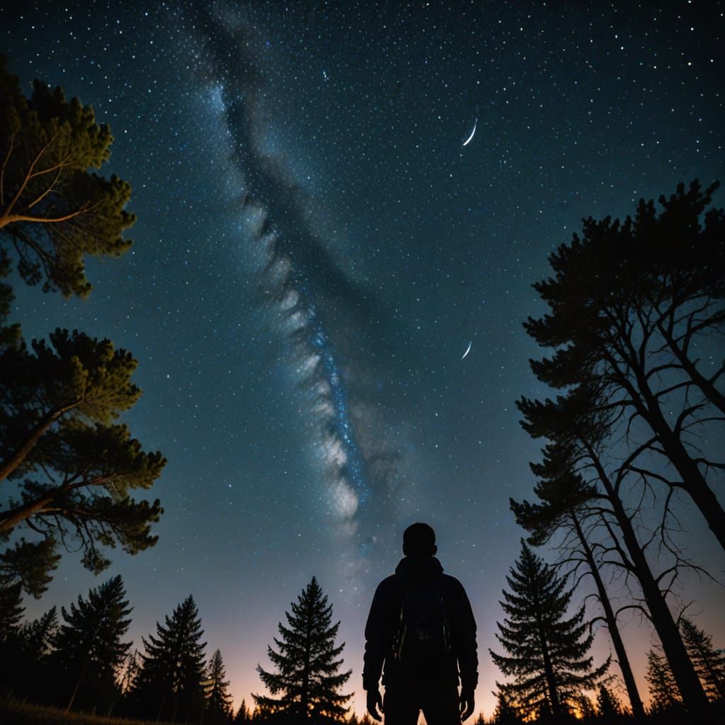 Breathtaking Wide Angle Astrophotography with Starry Sky