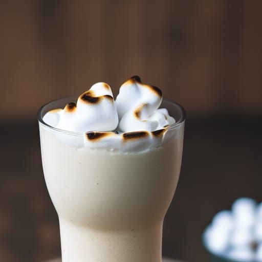 Toasted Marshmallow Milkshake in Professional Photography