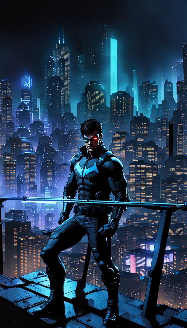 Rooftop Guardian of Gotham