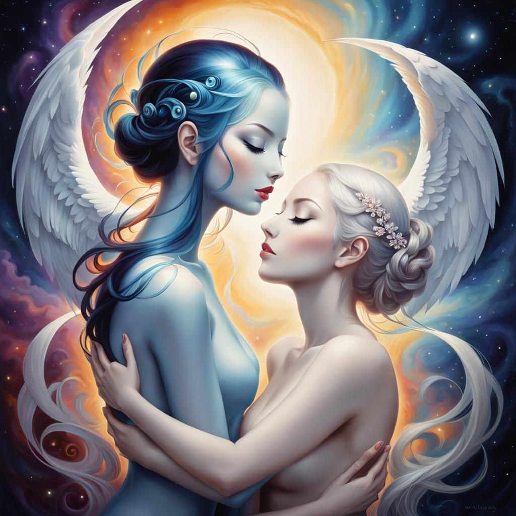 Soul Embraces Nonduality: A Conceptual Illustration