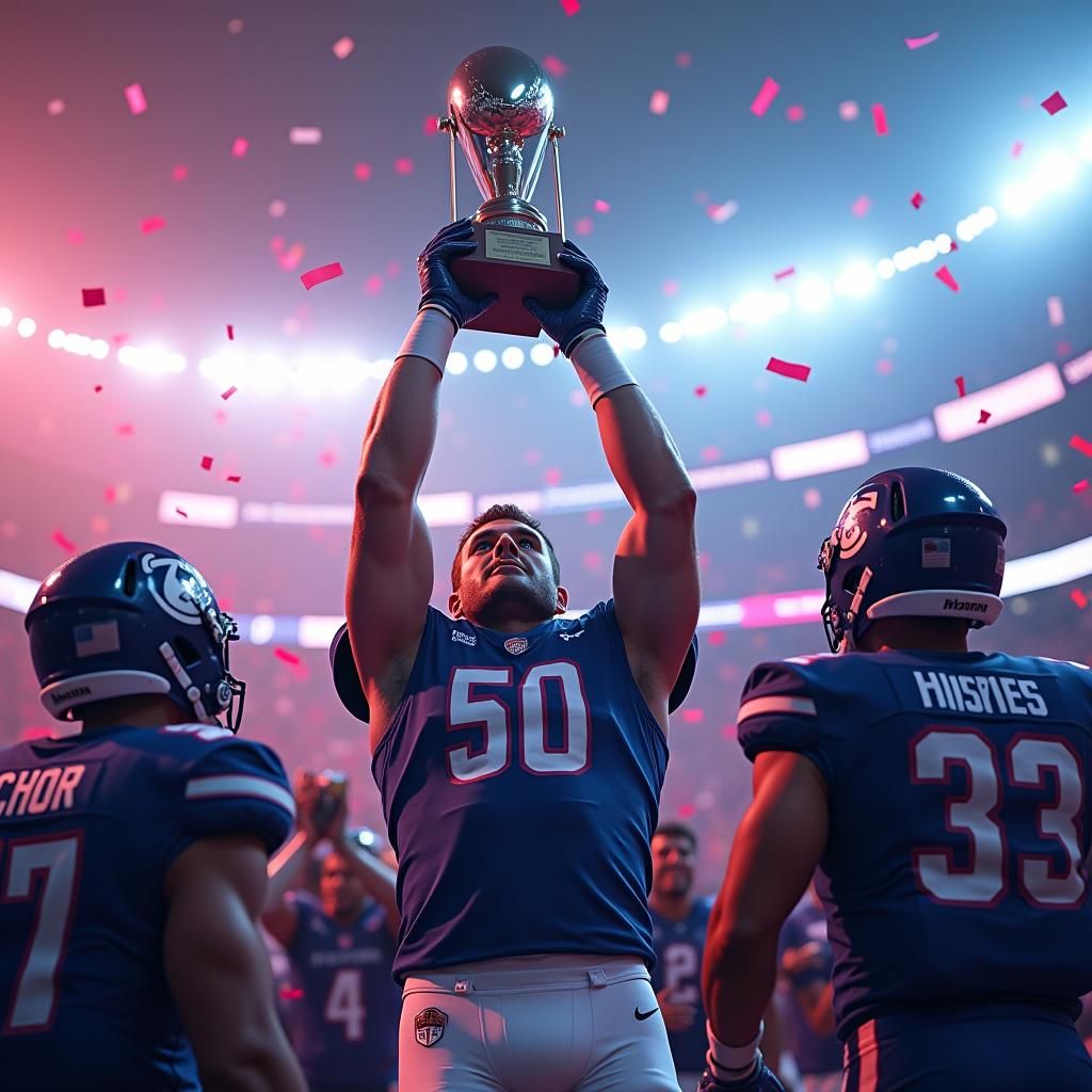 UConn Huskies Victory in Futuristic Rose Bowl