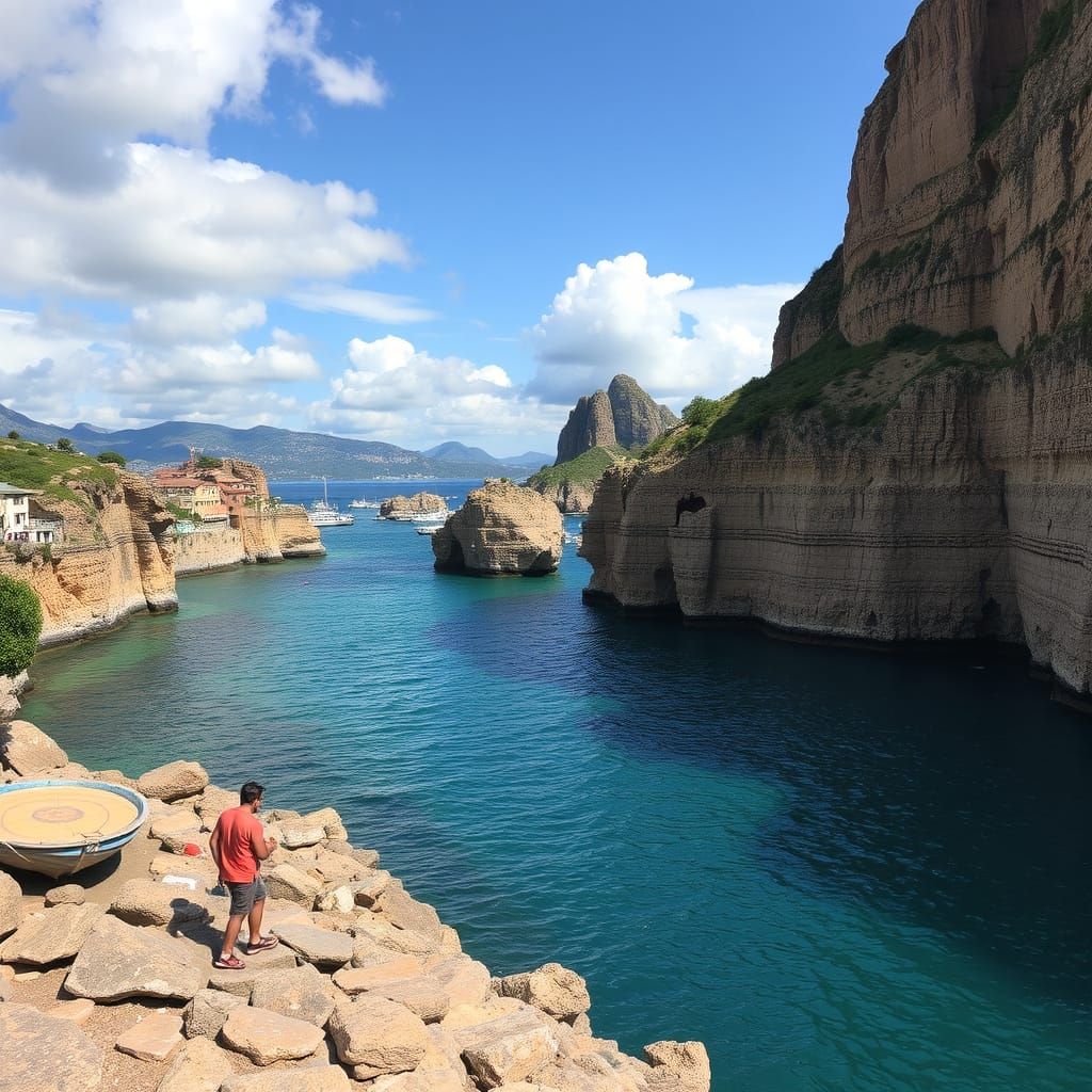 Fantastical Dragon with Unusual Features in a Vibrant Color ...