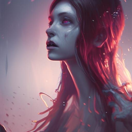 Dark Fantasy Art, Hyperdetailed with Dynamic Lighting