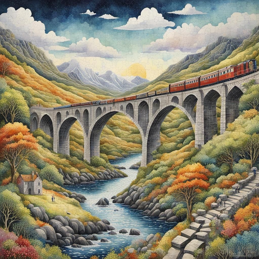 Beautiful Scotland landscape..