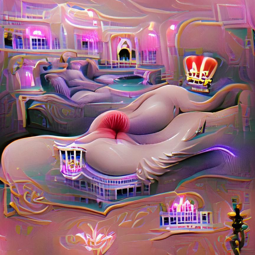 AI Interpretation of a Pleasure Palace
