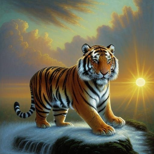 Siberian Tiger in Ethereal Glory