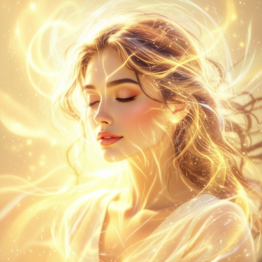AI Generated Image of a Radiant, Beautiful Soul