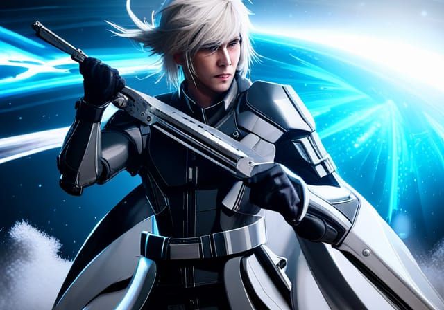 Epic Metal Gear Raiden High-Speed Jump in 8K