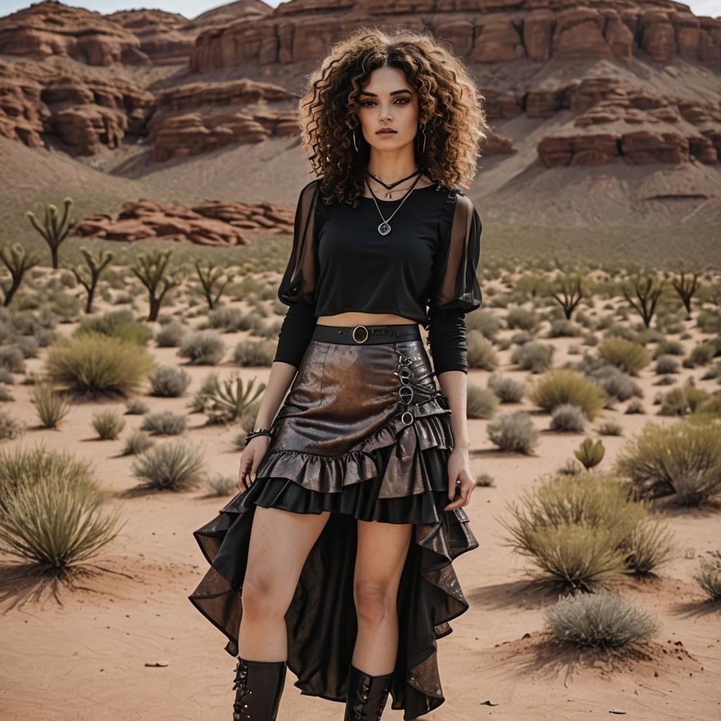 Desert Fairy with Goth Touches