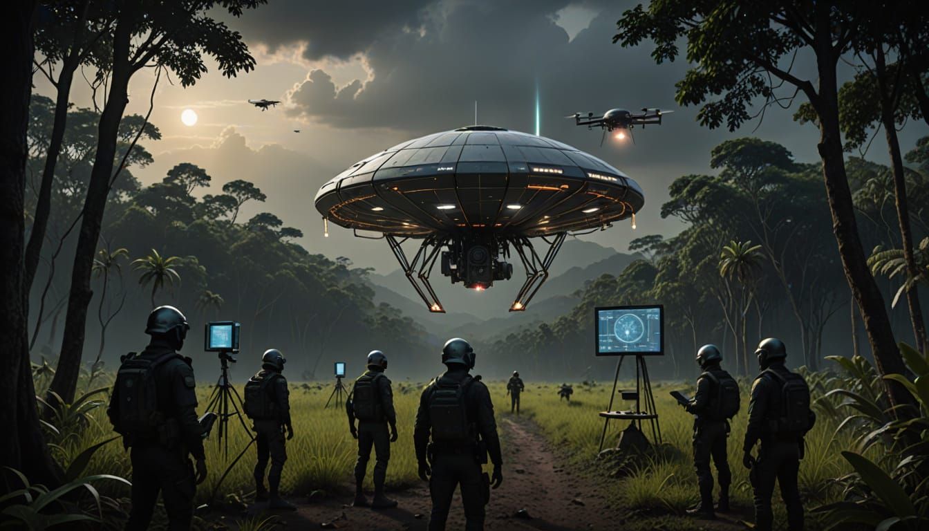 Buga, Colombia: Men in Black and Alien Technology