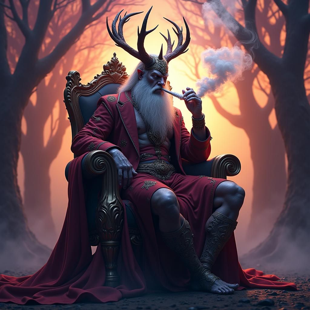 Androrias on Mystical Throne, Smoking Puro