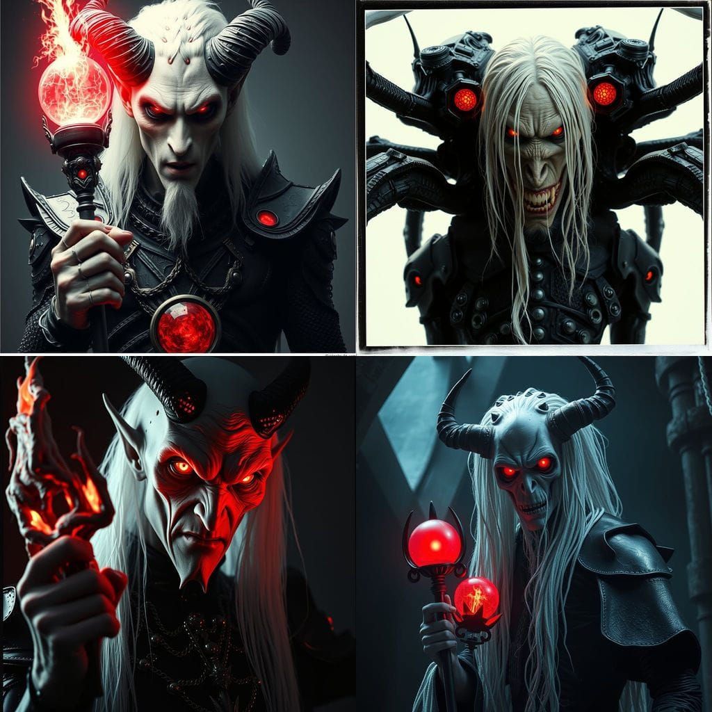 Eldritch Demon in Hyperrealistic Horror Photography Style