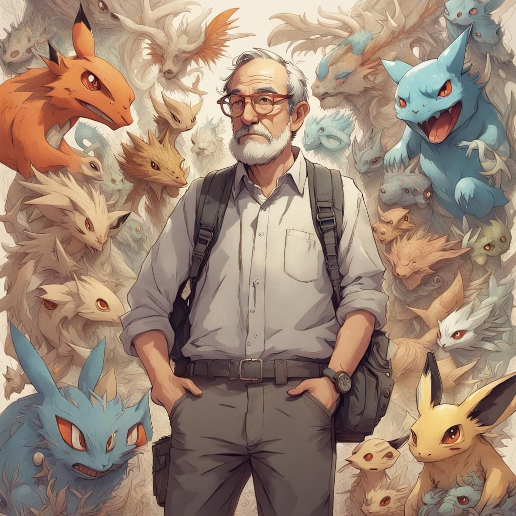 Garry Googlymon. Pokémon searcher.