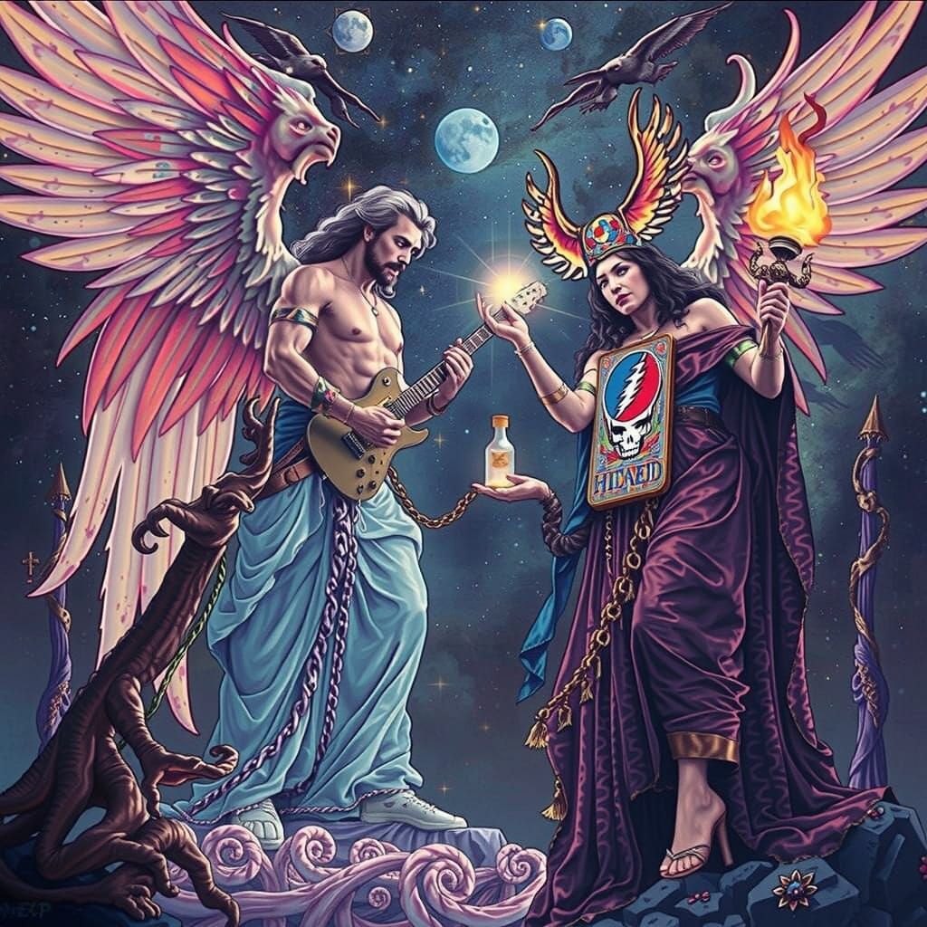 Archangel Michael Meets Jerry Garcia and Hecate in Cosmic As...