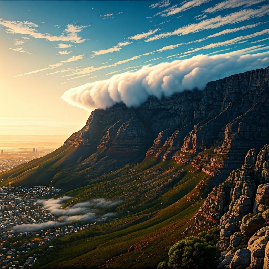 Table Mountain's Majestic Tablecloth of Clouds