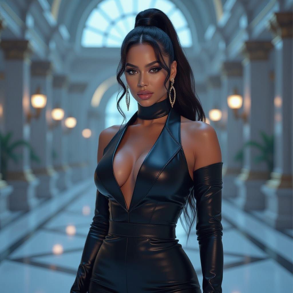 Beyoncé in Heroic Pose: Cinematic 3D Rendering