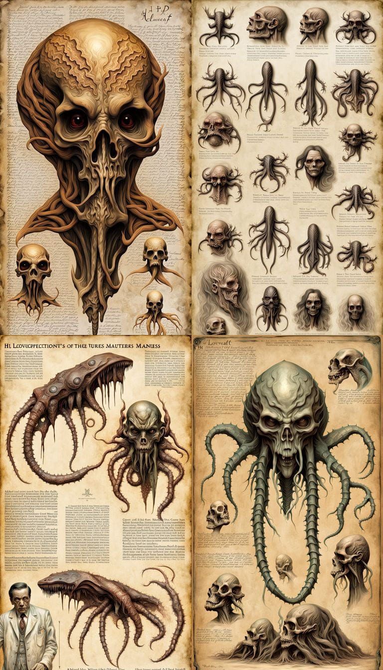 Lovecraftian Creatures Invade a Wrecked Mountain Camp