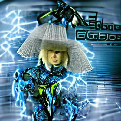 AI Image of Electro Goddess Raiden Shogun