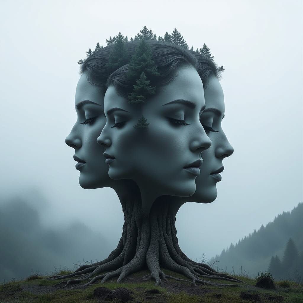 Those two are carved from the same tree.