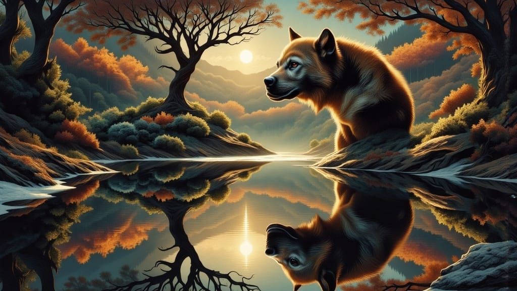 Elegant Entropy: Surreal Concept Art Masterpiece