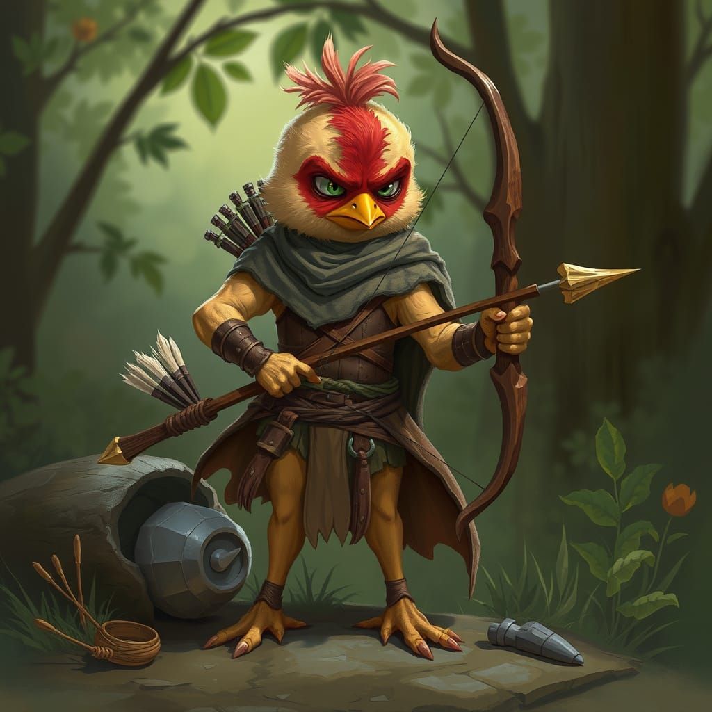 Grumpy Chick Archer