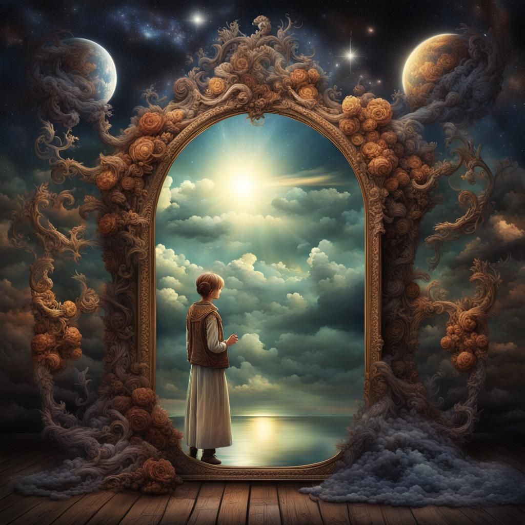 Fantastical Matte Painting of a Deep Dream