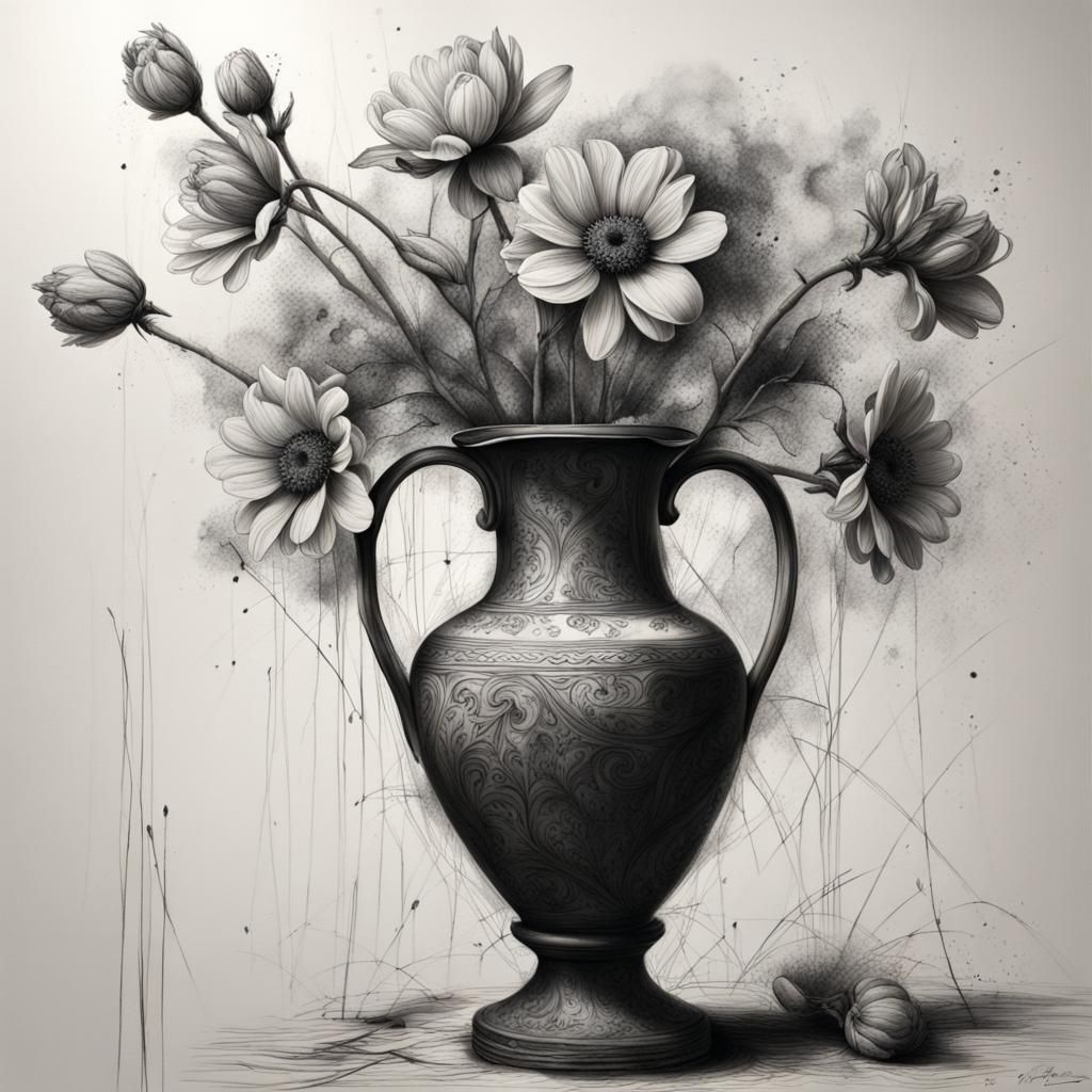 Charcoal Still life
