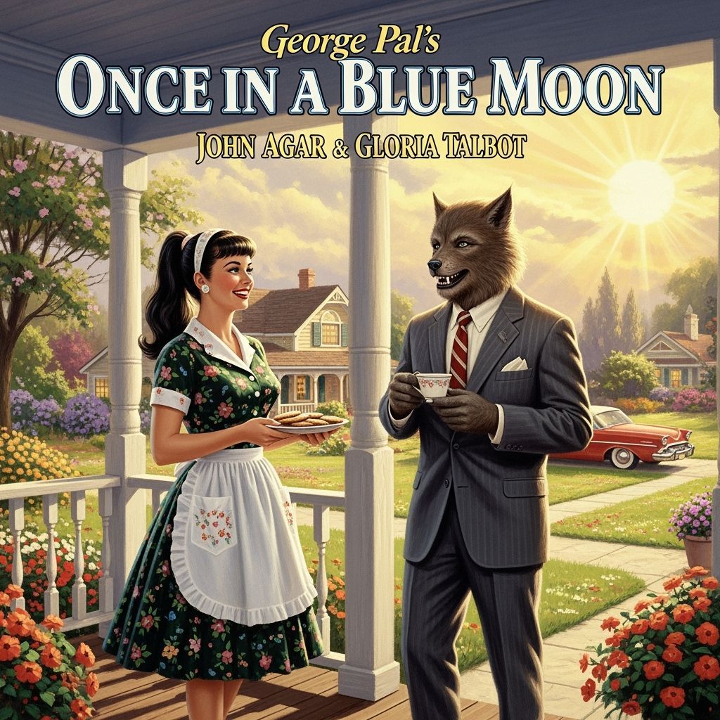George Pal's "Once In A Blue Moon" Movie Poster