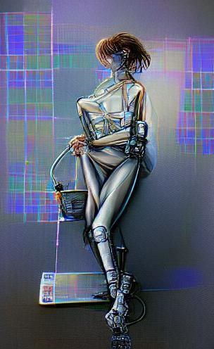 Molly Millions in Cyberpunk Style by Sorayama