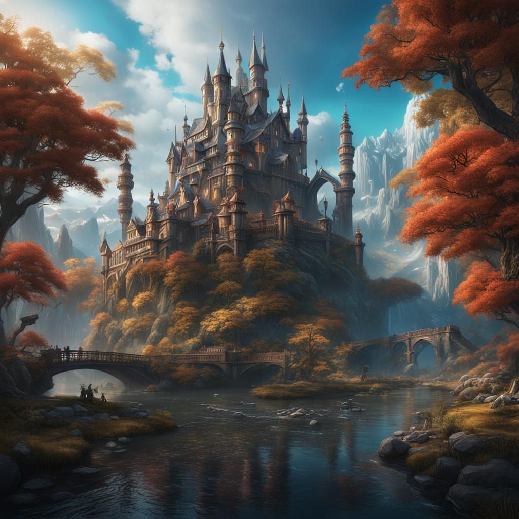 Fantastical Matte Painting in Unreal Engine 5