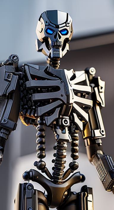 Hyperrealistic Cookie Cutter Skeleton Concept Art