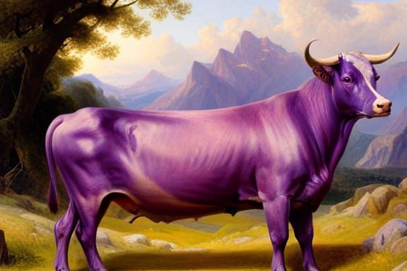 I never saw a Purple Cow