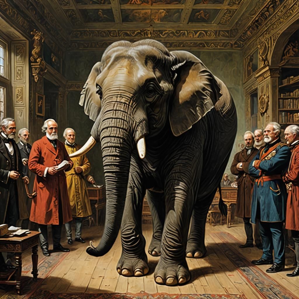 The Elephant in the Room: Detailed Matte Painting