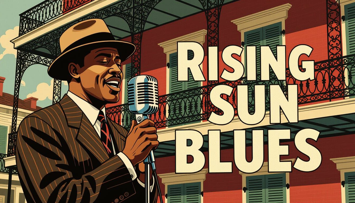 Blues Singer in New Orleans, Art Style