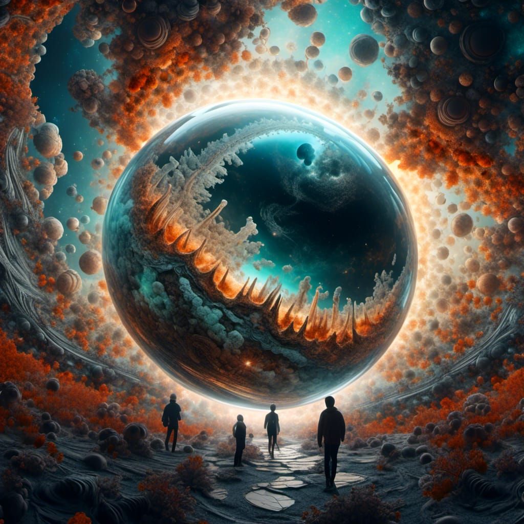 Glass Planet Double Exposure: Jurassic Cosmos